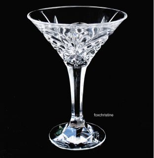   Shannon Dublin 24 Lead Crystal Martini Glass Ireland Irish Design