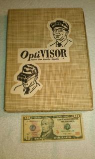 Vintage OPTI VISOR Magnifier DONEGAN OPTICAL CO Original NIB Model DA