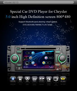  GPS Navigation Stereo for Chrysler 300 300C Bluetooth Radio TV