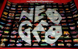 Neo Geo Faces Limited Edition 20x30 38 of 50 AES MVS Poster Global