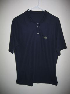 Vintage 80s IZOD Lacoste Navy Blue Polo Shirt Mens s M