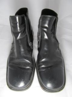 Gordon Rush Mens Ankle Boots Boot Leather Slip on Zipper 45 12 Italian