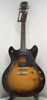 New Washburn HB30 335 Hollowbody Jazz Guitar w Case