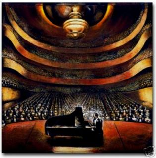 Siqueiros George Gershwin Portrait Pianist Art Tile