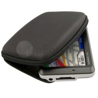 Black Hard Shell Carry Case Cover for Garmin 4 3 GPS