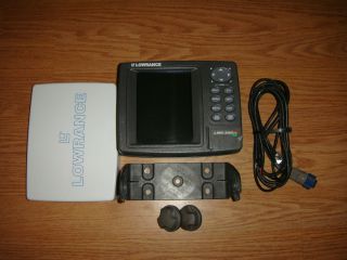 Lowrance LMS 330C GPS Fish Finder Perfect Condition