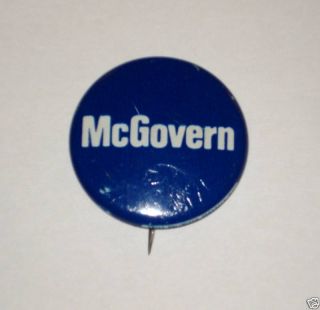 George McGovern Campaign Pin Pinback Button Political