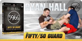 Ryan Hall New Jiu Jitsu Grappling DVDs The 50 50 Guard
