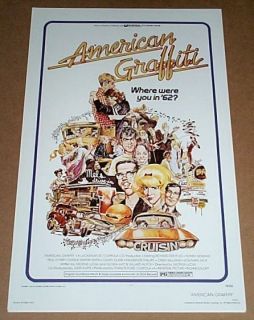American Graffiti Universal Movie Poster Ron Howard