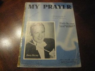 My Prayer 1939 Jimmy Dorsey Georges Boulanger JImmy Kennedy 4019