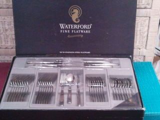 Waterford Glenridge 18/10 Stainless Flatware ~ 47 Piece Set ~ 8 Place