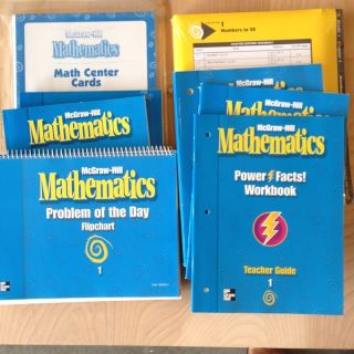 McGraw Hill Mathematics Grade 1 Student and Teacher Materials Math