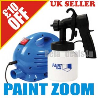 Paint Zoom Airless Spray Gun Fence Outdoor Sprayer System Easy