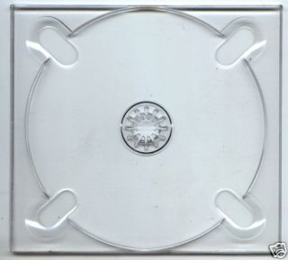 25) Clear Digipak Glue in Replacement CD Media Disc Trays Inserts