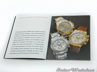 Rolex Spanish Paper Booklet Daytona Cosmograph Value