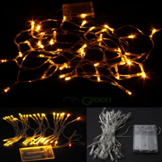 New Battery Operated 40 LED Fairy Light String Xmas Party Decoration