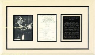 George Gershwin Program Signed Circa 1937