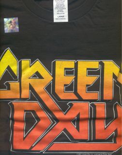 Green Day NEW T Shirt Black L Mens Large Cotton Billie Joe Armstrong