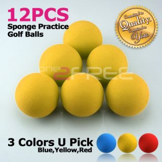  Practice Golf Balls Trainig Indoor Aids /w Package 3 Colors U Pick