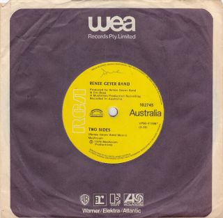 Renee Geyer Band Two Sides RCA 70s Soul Australia