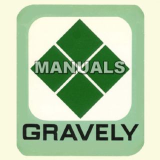GRAVELY 40 Inch Mower OPERATORS PARTS IPC IPL MANUAL Collection REPAIR
