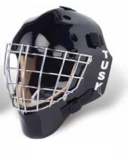 Eddy Tusk Hockey Goalie Goal Mask Helmet Tyke Black New