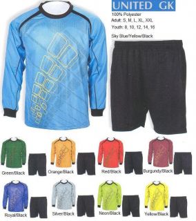 Soccer Team Goalie Jersey Uniform CENT2212 $40 Kit