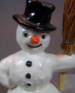 Goebel Hummel Germany Figurine Snowman with Broom 13 900 09 So Cute