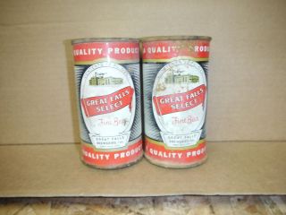 Great Falls Select NIEO4 T O Flat Top Beer Cans 521