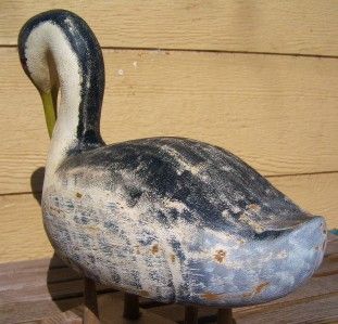 1993 Harvey Snively Western Grebe Confidence Wood Duck Decoy Sign Date