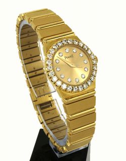 Stunning Piaget 18K Gold Diamonds Ladies Wrist Watch