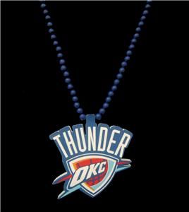 Wood OKC Thunder Pendant Chain Necklace Good Quality Oklahoma City