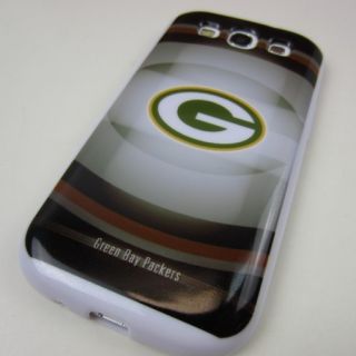 Green Bay Packers Rubber Skin Case Cover Samsung Galaxy S III 3 S3