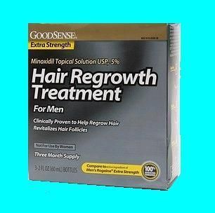 GoodSense Extra Strength Hair Regrowth Men FOAM 3 Month Supply COMP to