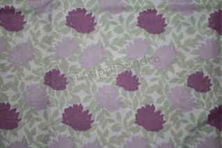 Microfiber Queen Sheet Purple Lavender Green Floral Set PEM America