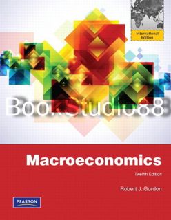 Macroeconomics 12E Gordon 12th Edition 2012 NEW TextBook Only NO