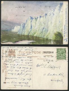 Greenland 1915 Tucks Postcard Arctic Humboldt Glacier