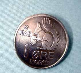 Coin Jewelry Norwegian Squirrel Tie Tac Pin Golf Marker