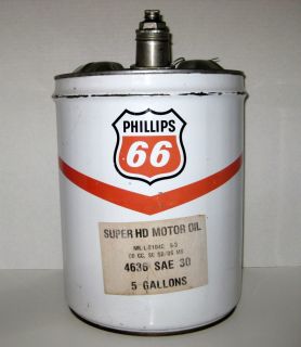 Vintage Phillips 66 Oil Gas Can 5 Gallon