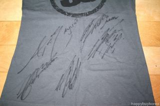 SS501 All Member Autographed T Shirt Kim Hyun Joong