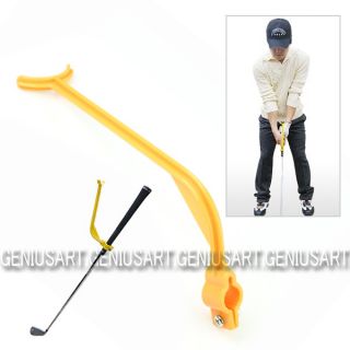 Golf Sport Training Aids Swing Trainer Practice Guide Tool Plastic for