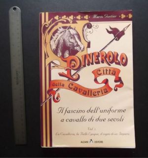 Old Italian Cavalry Book Pinerolo Italy