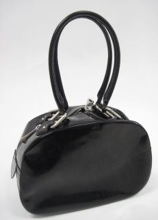 Marc Jacobs Black Patent Leather Toaster Handbag Bag