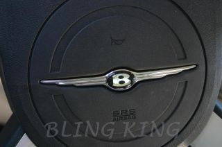  300 Bentley B emblem mesh grille grill badges front/trunk/steering