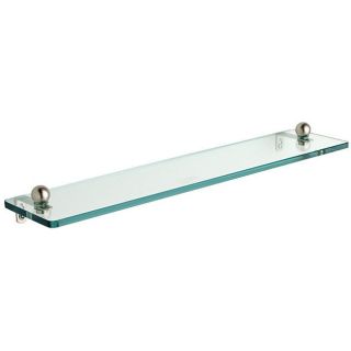 Tempered Glass 16 inch Bathroom Shelf