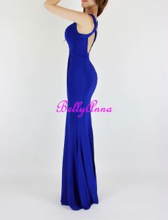  VNeck Backless Mermaid Prom Cocktail Evening Gown Long Dress
