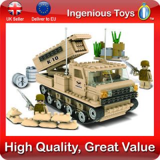Military Army Jeep c/w Figures Compatible Building Bricks 241pcs Ship