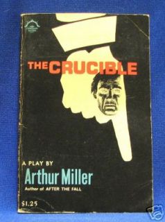 vintage arthur miller the crucible play book 1966 time left