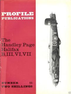  Aircraft No 11 The Handley Page Halifax B III VI VII
