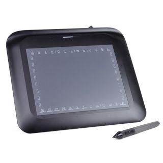  Digipro P608N USB Digital Graphics Tablet w Cordless Pen Black